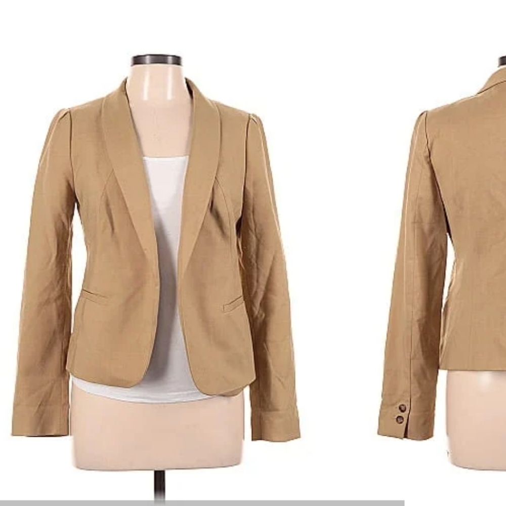 Ann Taylor Loft Tan Blazer